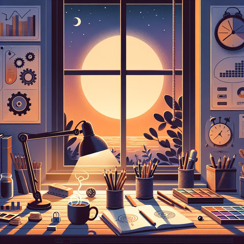 Evening routine per creativi: 5 rituali per chiudere la giornata con idee nuove